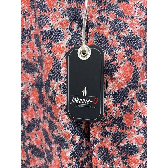 JOHNNIE-O Top Shelf Looper Print Short Sleeve Stretch Shirt Size 2XL $158 - Picture 3 of 6